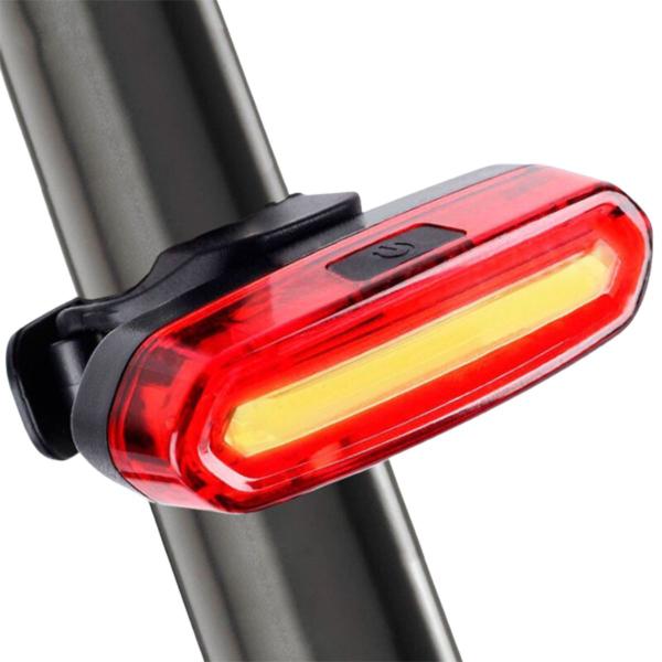 Imagem de Lanterna de Bike Sinalizador Traseiro 120 Lúmens Recarregável Led Alto Brilho 6 modos de Iluminação