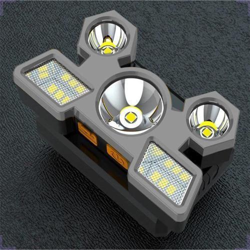 Imagem de Lanterna De Cabeça 5 Led Usb Recarregável Super Forte Farol