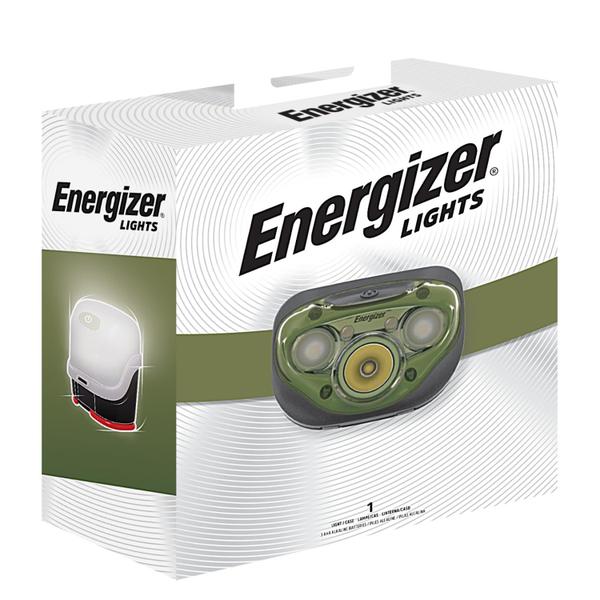 Imagem de Lanterna de Cabeça Energizer Vision HD+ com Case, Resistente à Água, para Camping e Outdoors, Pilhas Inclusas