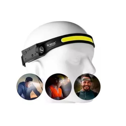 Lanterna de cabeça led com sensor de movimento b-max Imagem de Lanterna de cabeça led com sensor de movimento b-max