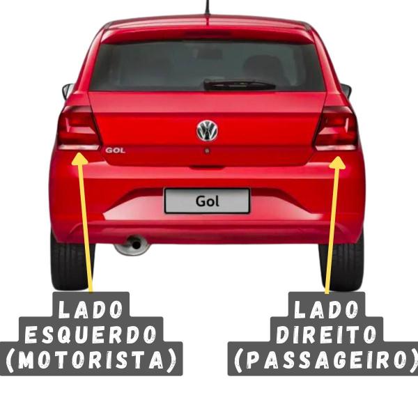 Imagem de Lanterna De Freio Vw Gol 2016 A 2023 Lado Esquerdo Motorista