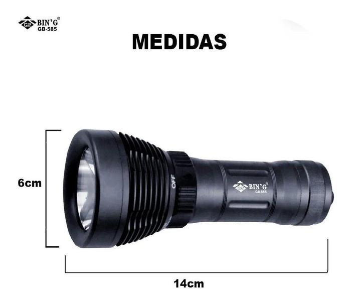 Imagem de Lanterna de Mergulho Led XM-L2 - GB-575