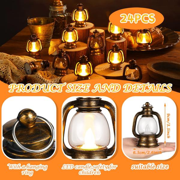 Imagem de Lanterna decorativa Ferraycle Western Mini Lantern 10 cm 24 unidades