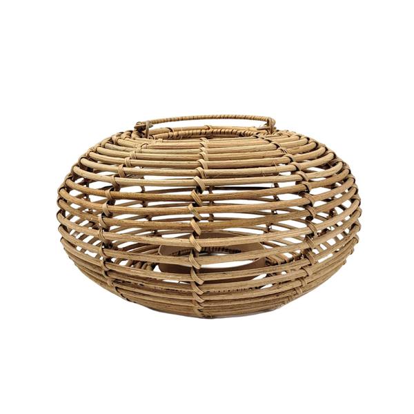 Lanterna Decorativa Marroquina De Rattan Style 14X26Xcm - Inigual Imagem de Lanterna Decorativa Marroquina De Rattan Style 14X26Xcm