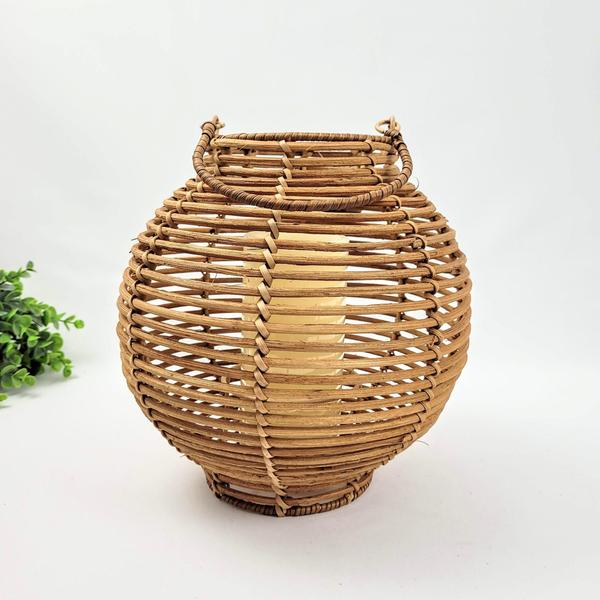 Imagem de Lanterna Decorativa Marroquina De Rattan Style 24X23Cm