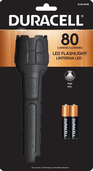 Imagem de Lanterna Em Led Emborrachada Duracell 80 Lúmens 8746-DF80