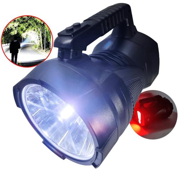 Imagem de Lanterna Farol Holofote 100w Led Super Brilhante Com Pisca Econômica DP7337