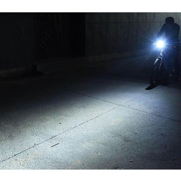 Imagem de Lanterna Farol Led Bike Recarregável C/ Buzina E Velocimetro - XF