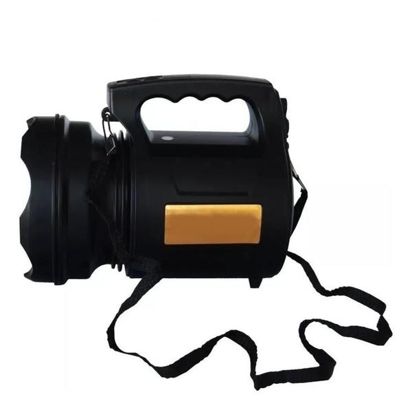 Lanterna Holofote Alcance 5000 M Led Recarregável Bivolt - Gimp Imagem de Lanterna Holofote Alcance 5000 M Led Recarregável Bivolt