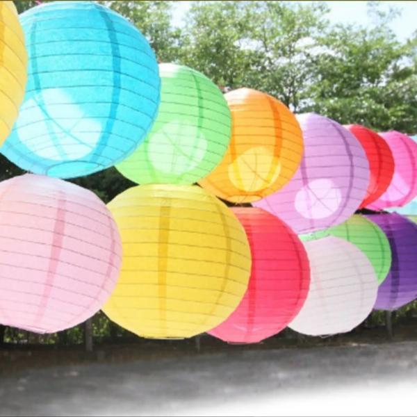 Imagem de Lanterna Japonesa Chinesa Balão Para Decoração 30cm