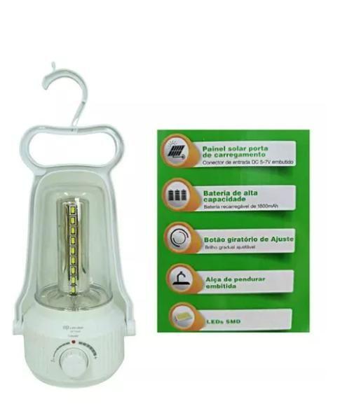 Imagem de Lanterna Lampião 7044c Recarregável 45 Leds 8w Iluminação Cor Branco 110V/220V