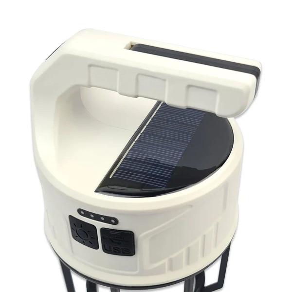 Imagem de Lanterna Lampião Albatroz Fishing LYD-004 Led Recarregável Solar Camping 2 Em 1