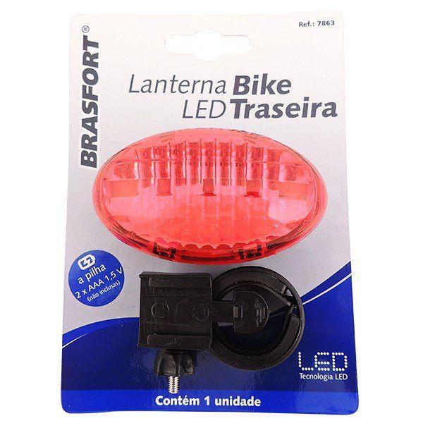 Imagem de Lanterna Led Bike Traseira (2AAA) Brasfort