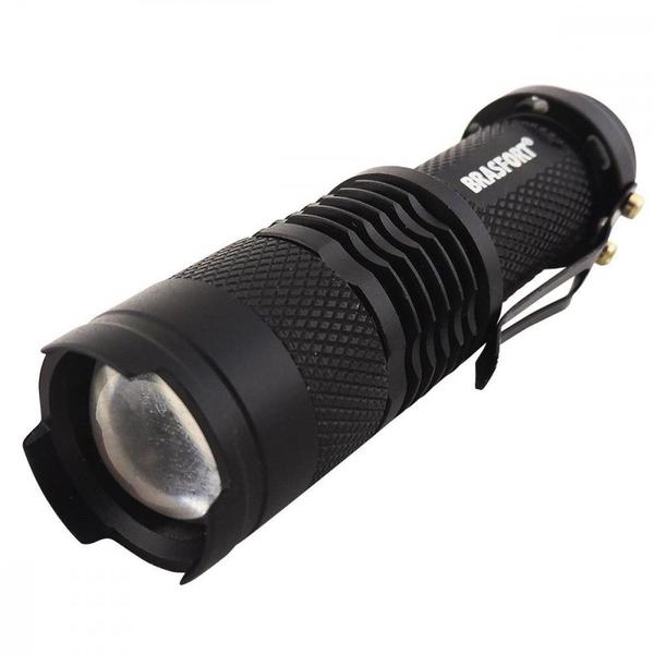 Imagem de Lanterna Led Brasfort Aluminio Com Zoom P/1Aa 7866