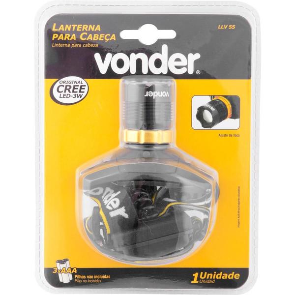 Imagem de Lanterna led cree llv55 para cabeça 3AAA - Vonder