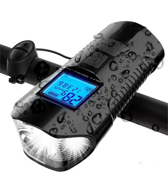 Imagem de Lanterna Led De Bicicleta Bike Recarregável Jiaxi XA-585B