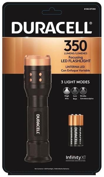 Imagem de Lanterna LED Duracell Focusing 8166-DF350 com Foco Variavel 350 Lumens