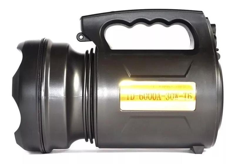 Lanterna Led Holofóte Recarregável 30W T6 Alta Potência - B-max Imagem de Lanterna Led Holofóte Recarregável 30W T6 Alta Potência