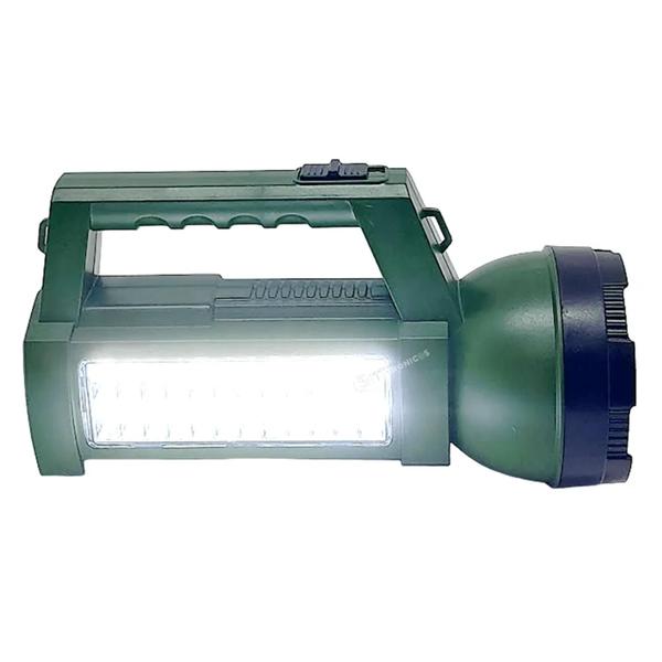 Lanterna LED Holofote Super Potente Recarregável Bivolt 50W + 24SMD DP7325 - Luatek Imagem de Lanterna LED Holofote Super Potente Recarregável Bivolt 50W + 24SMD DP7325