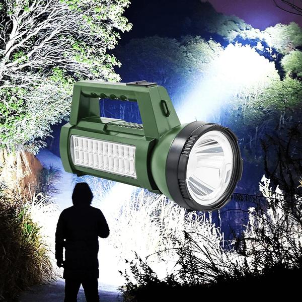 Lanterna LED Holofote Super Potente Recarregável Bivolt 50W + 24SMD DP7325 - Luatek Imagem de Lanterna LED Holofote Super Potente Recarregável Bivolt 50W + 24SMD DP7325