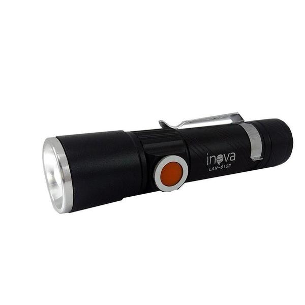 Imagem de Lanterna Led Inova Lan-8153 Carga Usb Preta