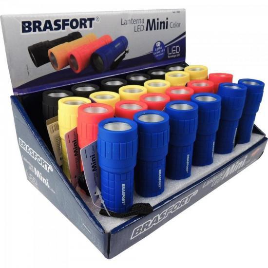 Imagem de Lanterna LED Mini Colors BRASFORT - CX / 24