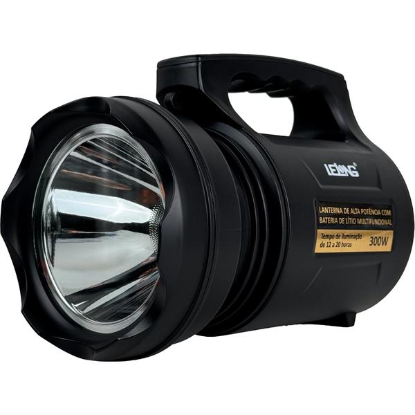 Imagem de Lanterna LED Portátil Holofote Canhão de Luz 300W Recarregável Spot FLASH LIGHT LE-8312