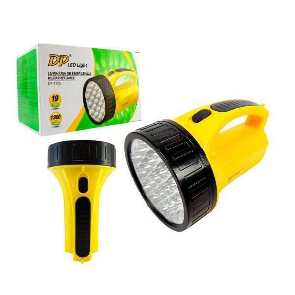 Imagem de Lanterna led recarregável super potente caça pesca acampamento com 19 leds