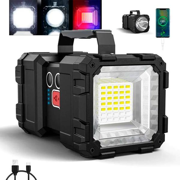 Imagem de Lanterna Led Recarregável Tática Multifuncional Mini Forte Portátil