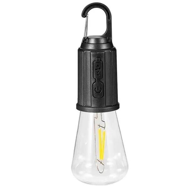 Imagem de Lanterna LED Recarregável via USB - Alta Luminosidade para Camping, Pesca e Uso Noturno