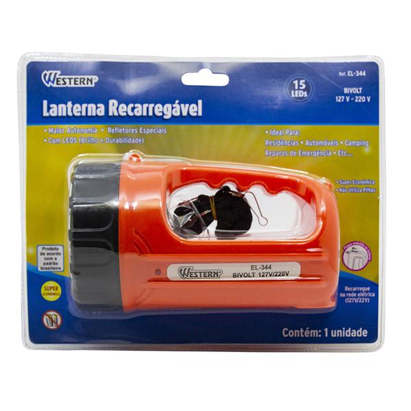 Imagem de Lanterna LED Recarregável Western - EL-344