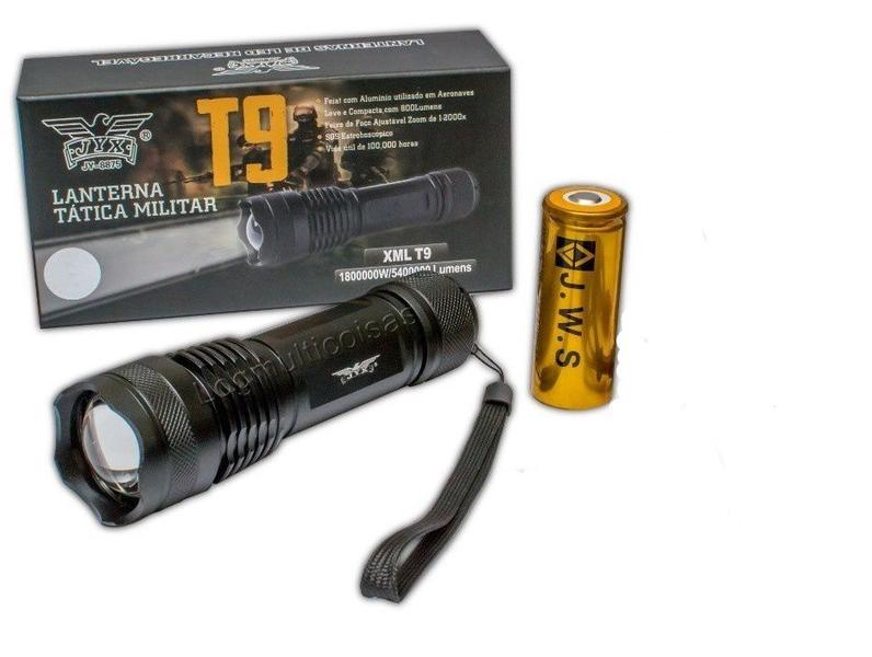 Lanterna Led T9 Original A Mais Forte Do Site 2 Bater - JYX Imagem de Lanterna Led T9 Original A Mais Forte Do Site 2 Bater