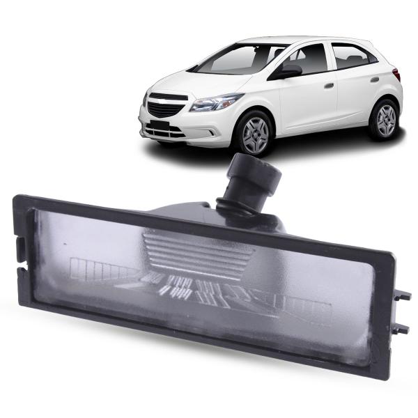 Imagem de Lanterna Luz de Placa + Soquete Chevrolet Onix Prisma 2013 2014 2015 2016 2017 2018 2019 2020