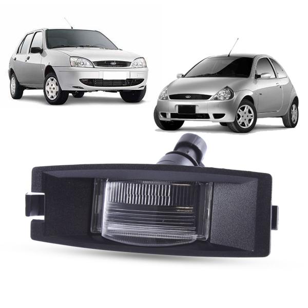 Imagem de Lanterna Luz de Placa + Soquete Ford Ka 1997 a 2007 Fiesta Street Hatch Sedan1996 a 2002 Street até 2007