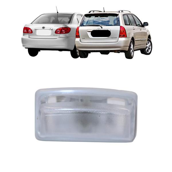 Imagem de Lanterna Luz De Placa Toyota Corolla Fielder 2003 Até 2008 Direito Com Soquete