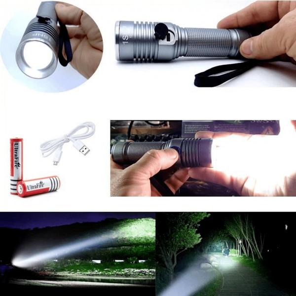 Imagem de Lanterna  Luz Led Cree Ideal Para Trilhas Caças Pesca Escalada 1SHOP128000WCI