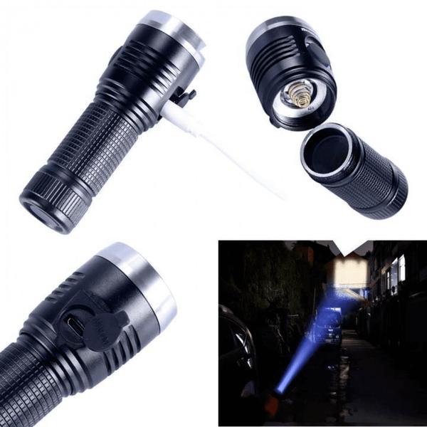 Imagem de Lanterna Luz Led Cree Ideal Para Trilhas Caças Pesca Escalada 1SHOP128000WCI