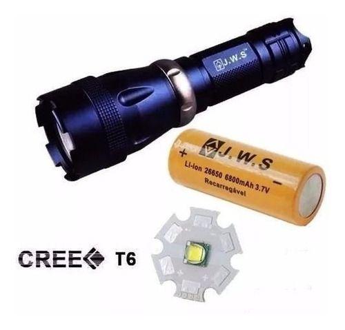 Imagem de Lanterna Mergulho Profissional 888000w Novo Led Cree T6