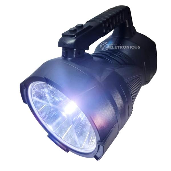 Imagem de Lanterna Modelo Grande Led De 100w De Potência Recarregável Alta Qualidade DP7337