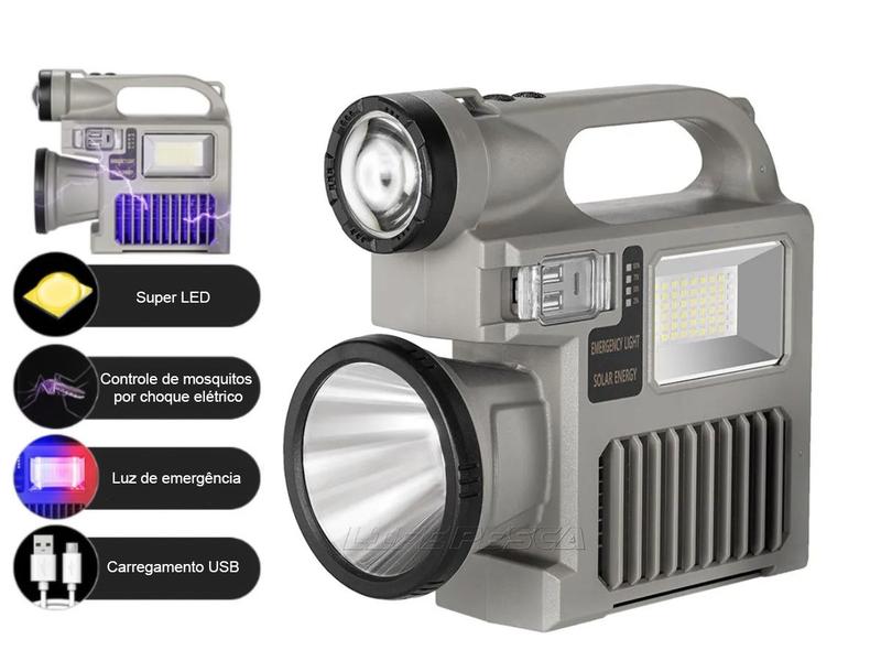 Imagem de Lanterna Multifuncional Recarregável Searohlight Cmik - W5158-1