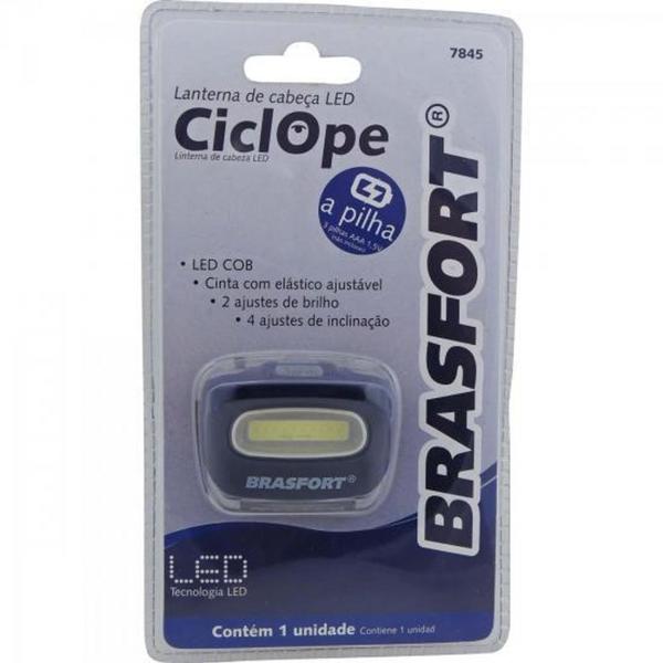 Imagem de Lanterna para Cabeca LED COB Ciclope AZUL Brasfort