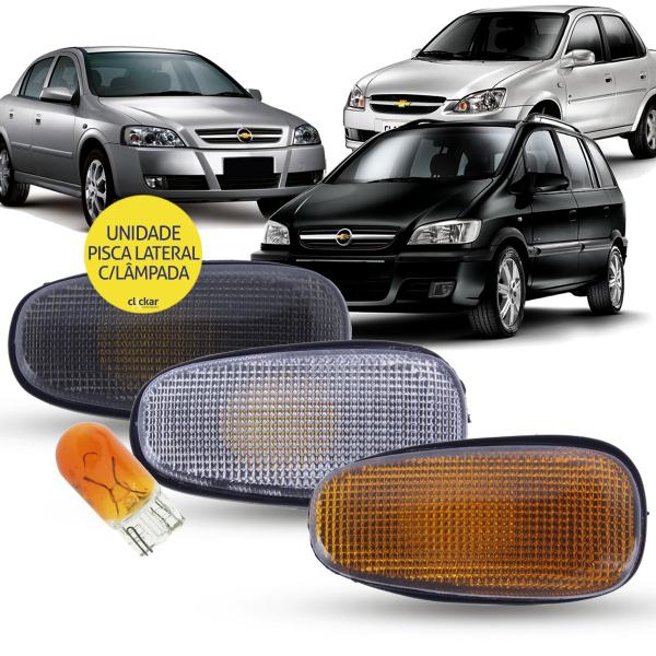 Imagem de Lanterna Pisca Seta Lateral + Lâmpada Chevrolet Astra 1999 a 2010 Zafira 1999 a 2011 Classic 2011 a 2015