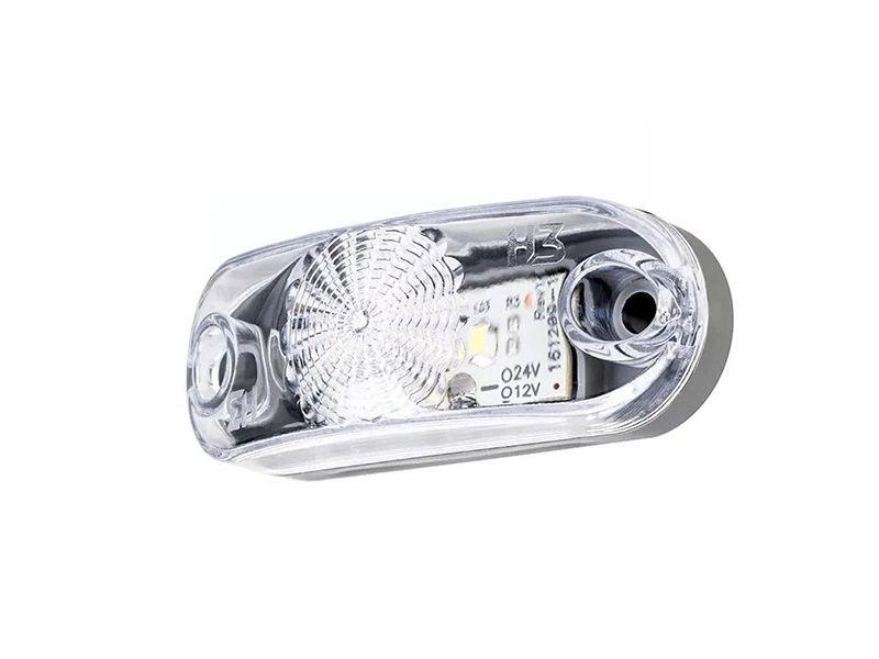 Imagem de Lanterna Placa Caminhão LED  Bi-Volt 12v 24v - Cristal