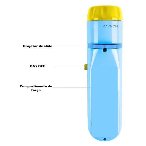 Imagem de Lanterna Projetor Brinquedo Infantil Educativo 24 Desenhos