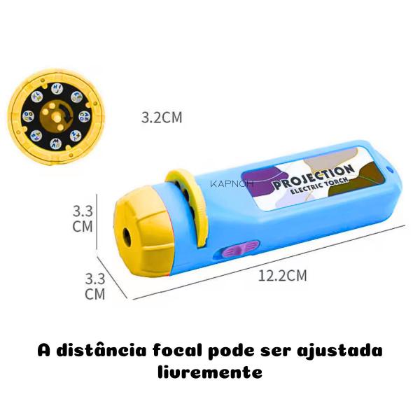 Imagem de Lanterna Projetor Brinquedo Infantil Educativo 24 Desenhos