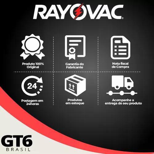 Lanterna Rayovac Recarregável Híbrida Bivolt - Caixa com 4 unidades Imagem de Lanterna Rayovac Recarregável Híbrida Bivolt - Caixa com 4 unidades