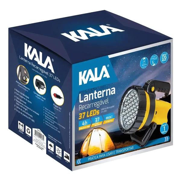 Imagem de Lanterna Recarregável 37 Leds Kala 291773