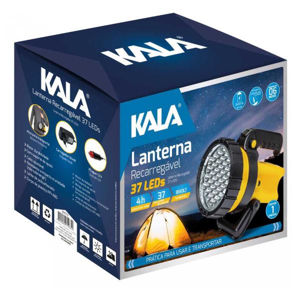 Imagem de Lanterna Recarregável 37 Leds Kala