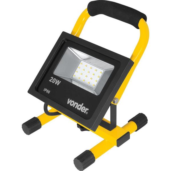 Lanterna Refletora com Suporte 20 W Vonder Imagem de Lanterna Refletora com Suporte 20 W Vonder