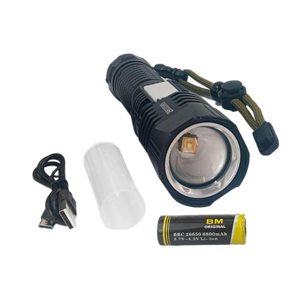 Imagem de Lanterna Sabre de Luz 2000M recarregada  via USB,Lanterna LED laser 6 modos - B-MAX